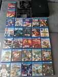 Super zadbane PS4 PRO - PlayStation 4. Dysk SSD.  Gry, pady. Zestaw