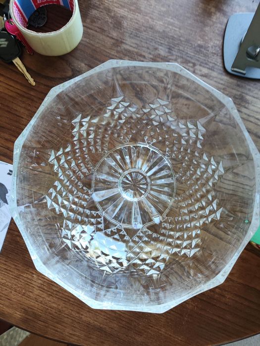 Taça cristal sobremesa saladeira etc atlantis vista alegre