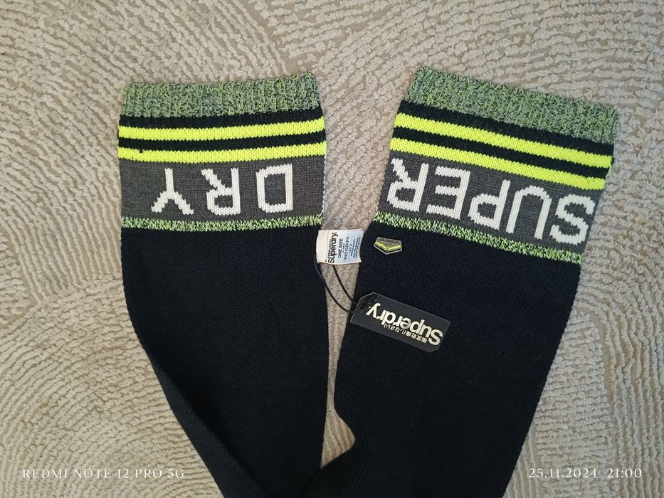 Super Dry premium-idealny  orginalny szalik - Unisex