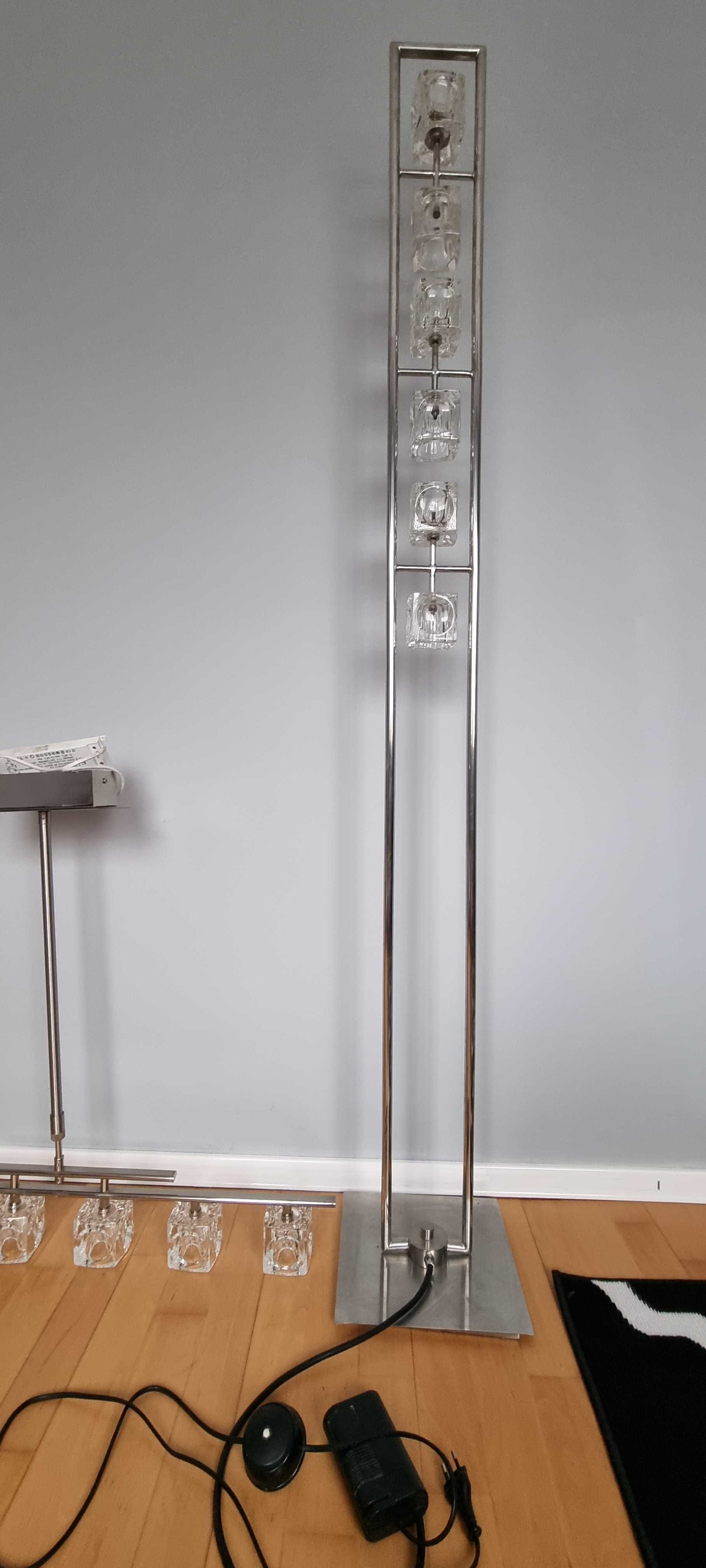 Żyrandol + lampa stojąca (komplet)