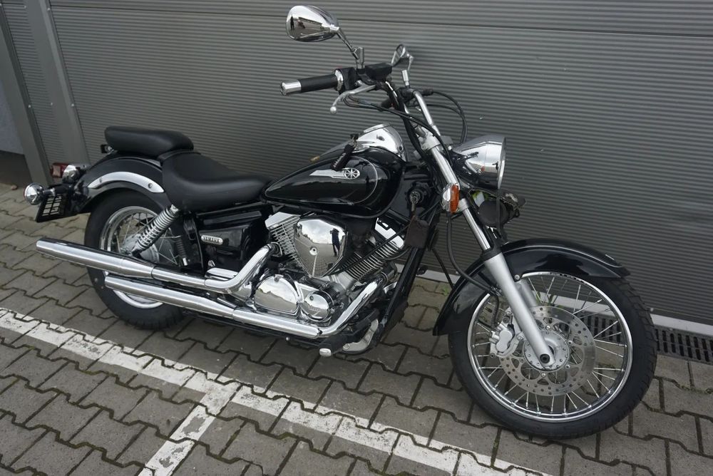 Yamaha Drag Star 125 XVS DRAGSTAR CZARNA + CHROMY RATY Gwarancja Zamów pod dom!