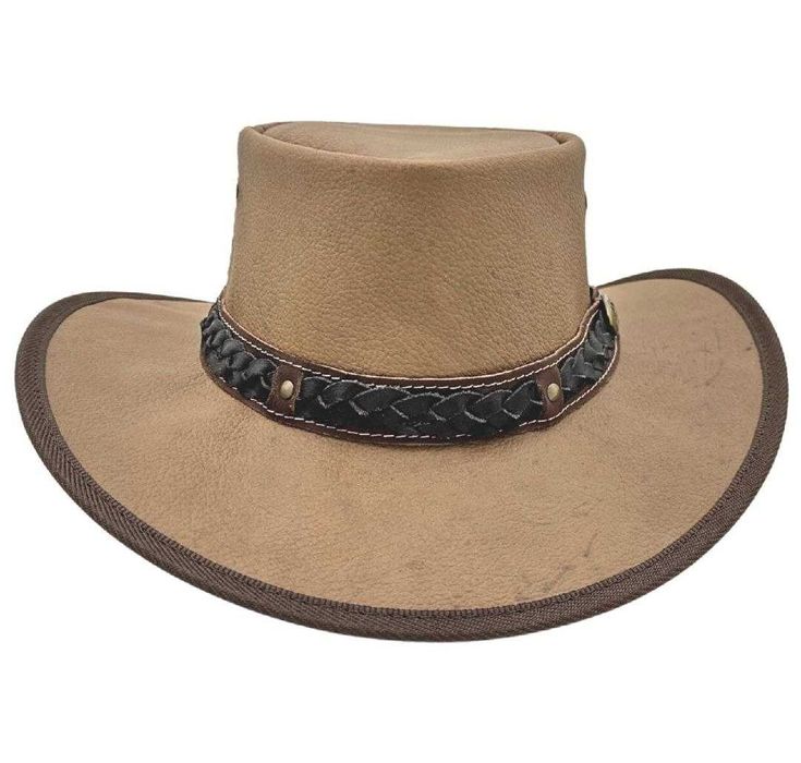 Шкіряний капелюх, 100% натуральная шкіра кенгуру ,