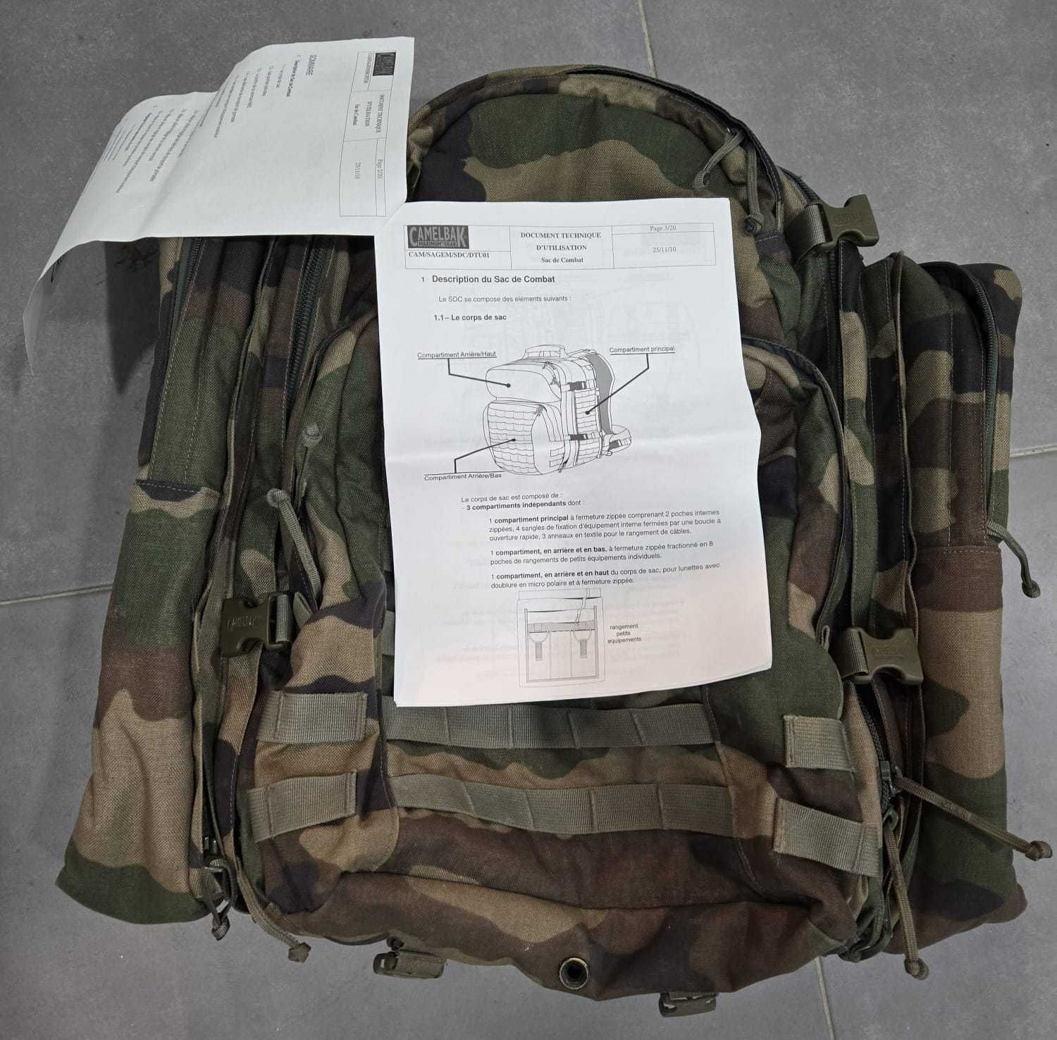 Mochlia militar tactica camelback bfm sagem ds felin
