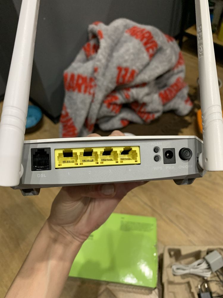 Модем роутер тенда укртелеком tenda d301 коробка