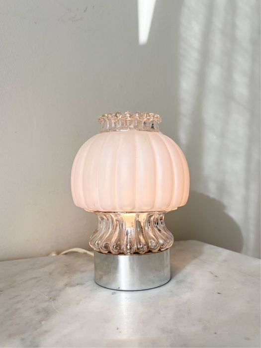 Para lampek ze szklanym kloszem