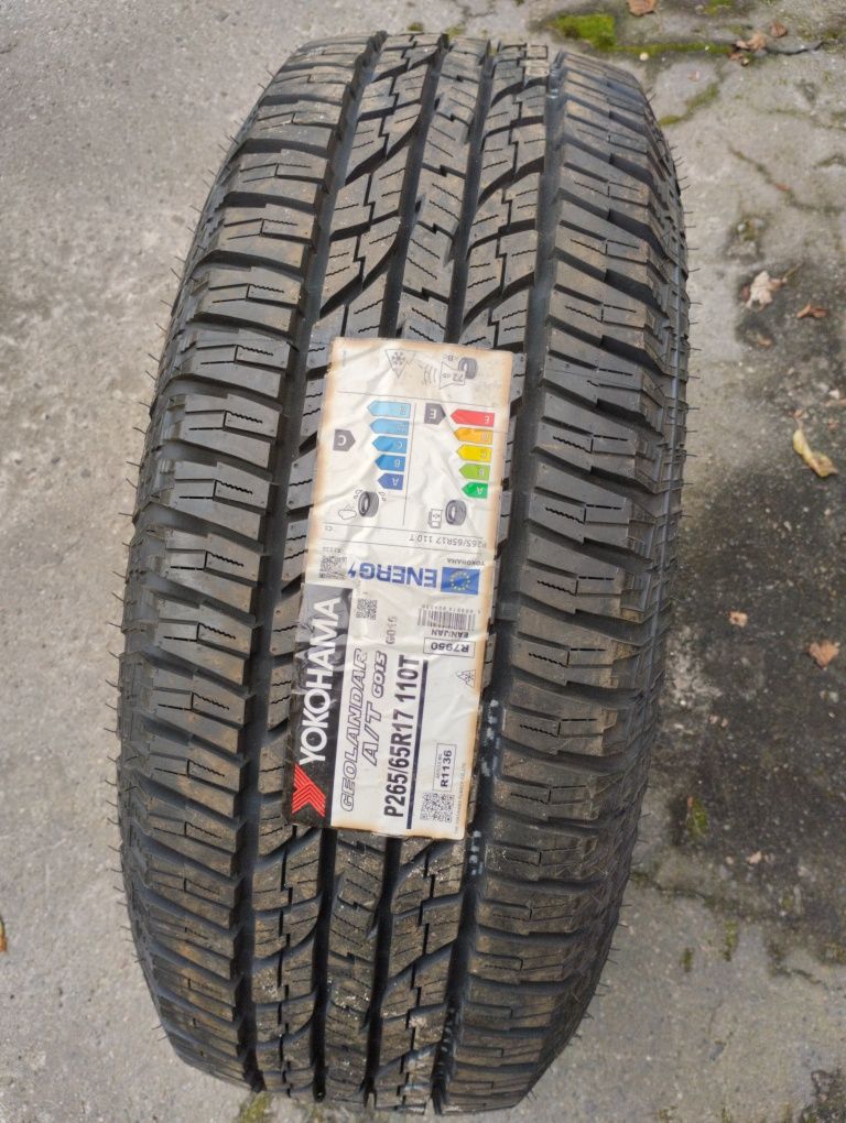 Шини  нові YOKOHAMA Geolandar A/T GO15 P265/65R17 110T, 2023 р.