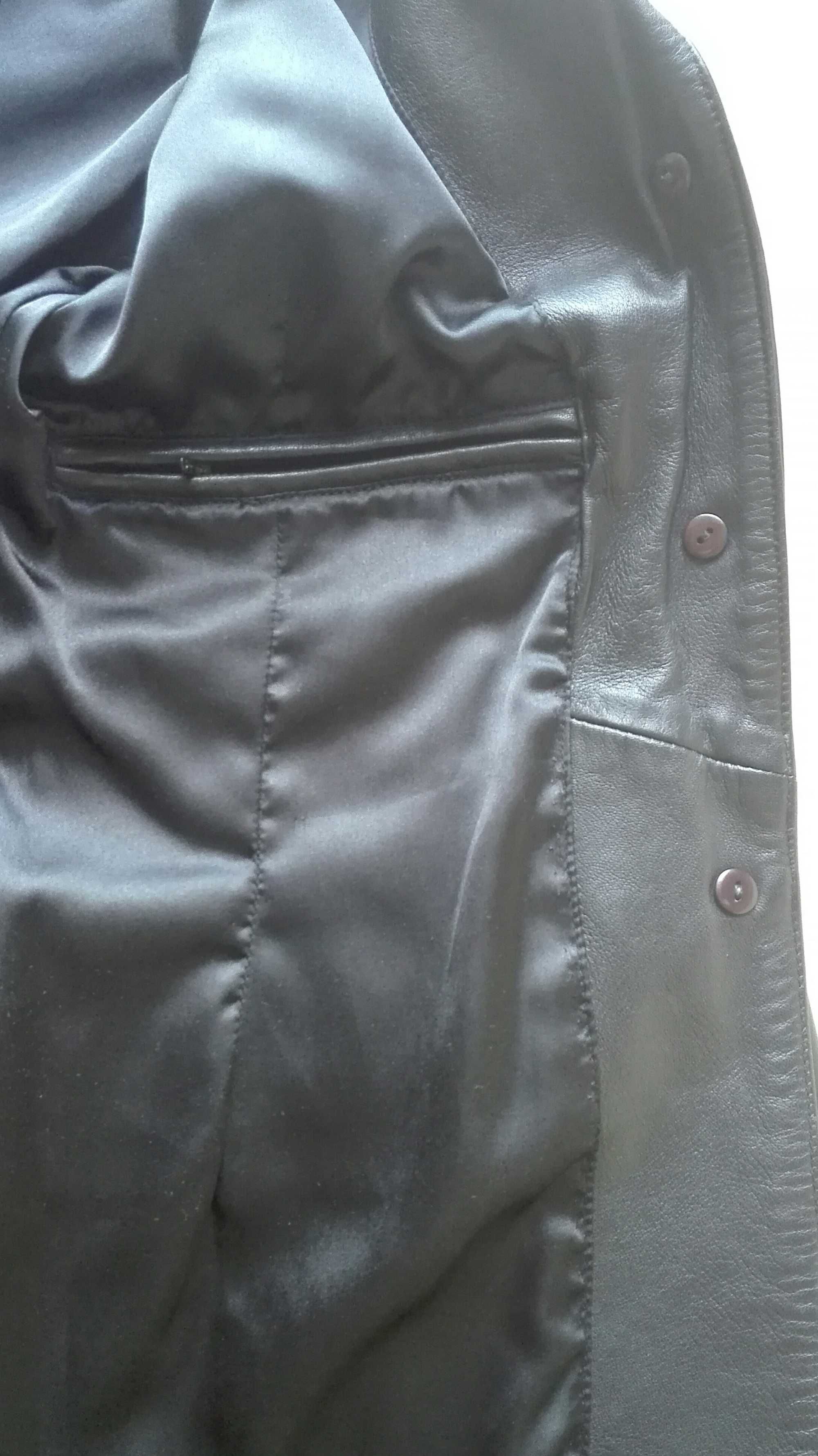 Leather skóra kurtka marynarka rozmiar S/M