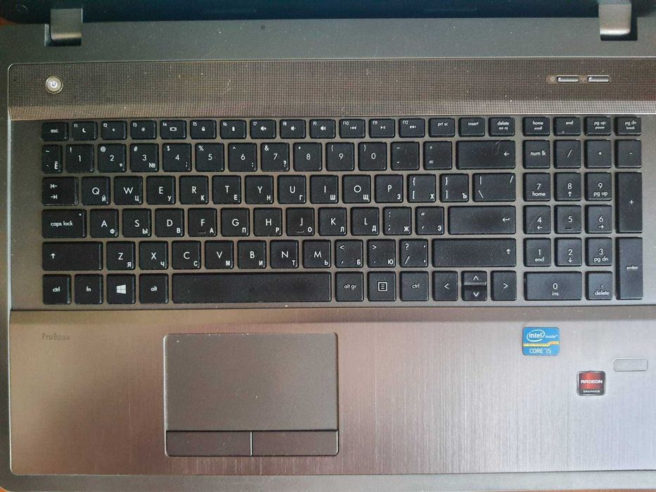 Ноутбук HP ProBook 4740S 17" + апгрейд: 8Гб, SSD 128Гб, HDD 750Гб
