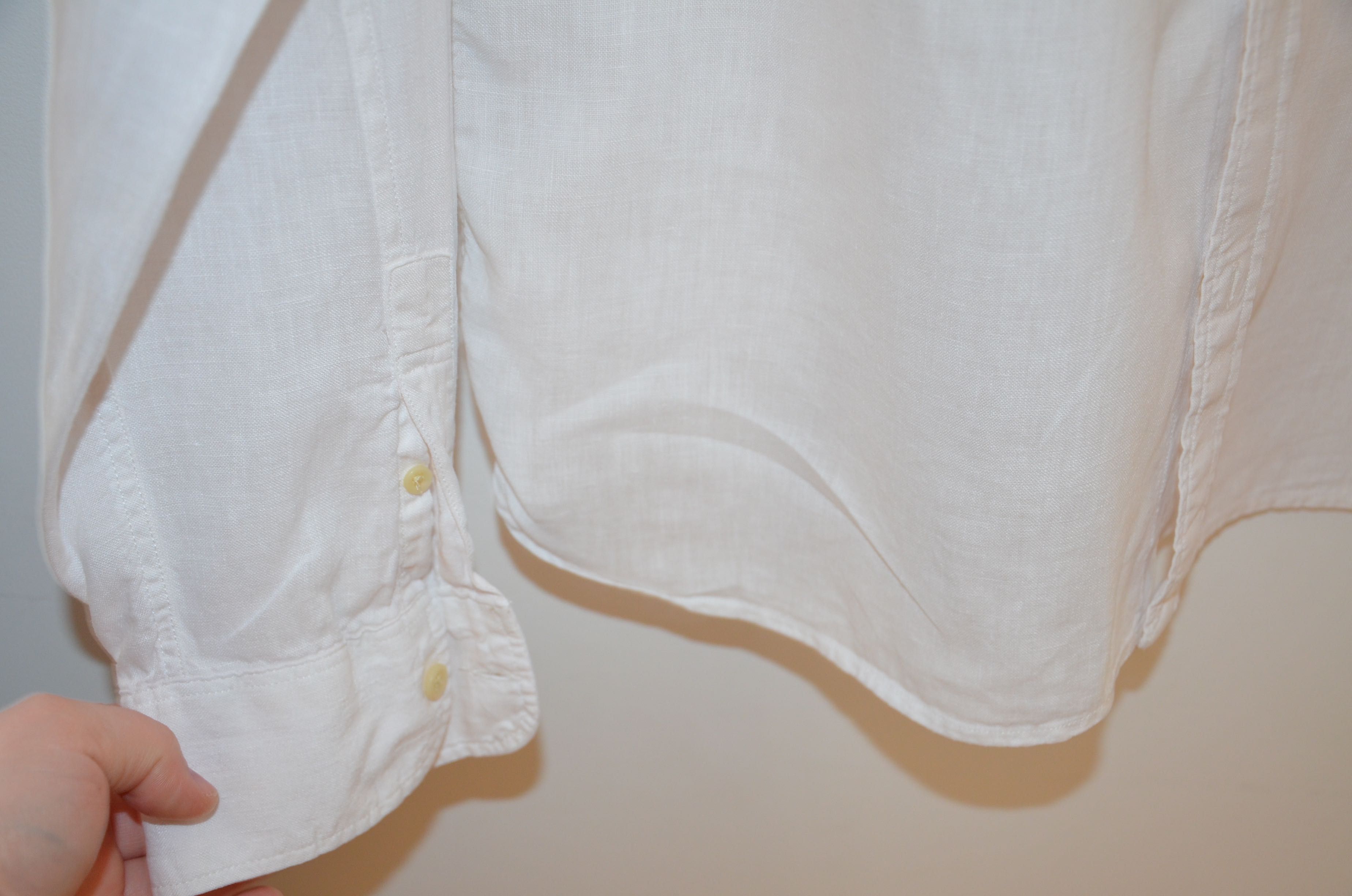 biała koszula 100% len Allsaints x-large /XL