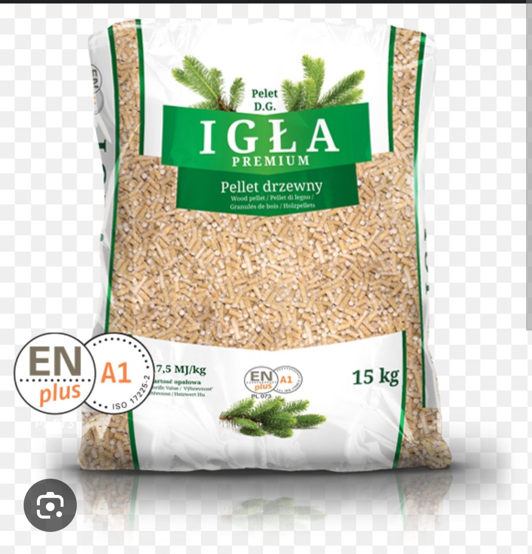 Pellet Igła A1 6mm sosnowy certyfikowany.  Pelet.