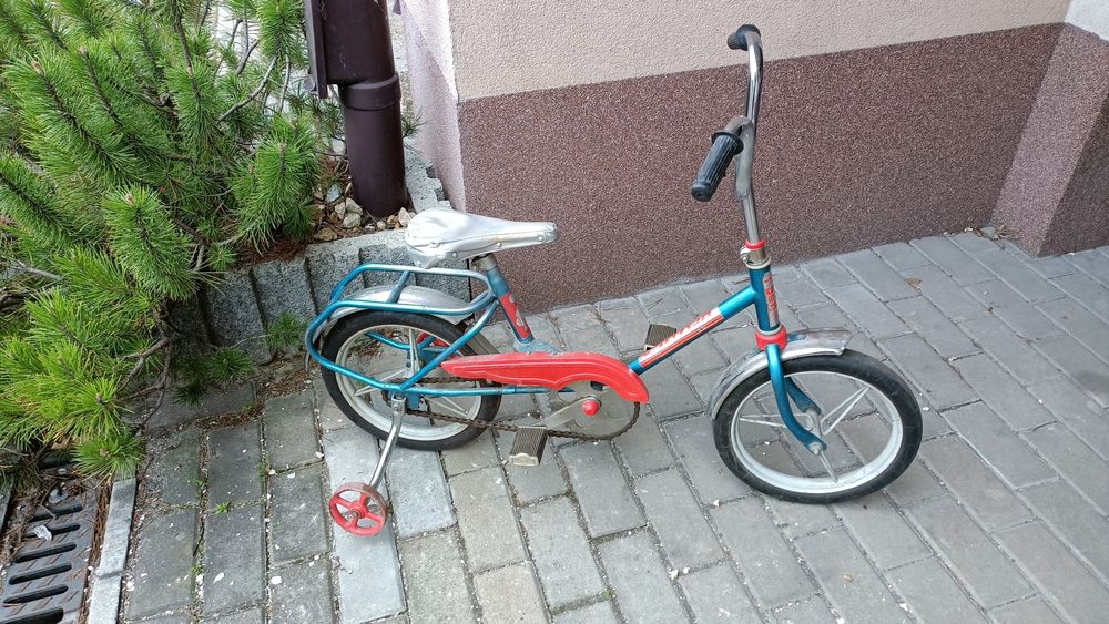 Stary Rower Dziecięcy Rowerek PRL Hemah 3 dobrym stan ZSRR Niemen