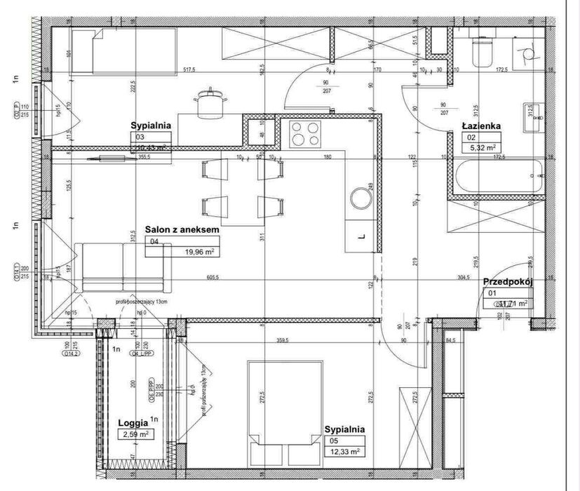 3-pokojowy apartament, 59.9m2, wysoki standard, bez PCC, Nowe Żerniki