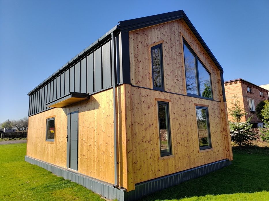 Dom drewniany "Nowoczesna Stodoła - Modern B"