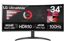 Monitor LG 34WR50QK-B 34" 3K VA 100Hz 5ms Zakrzywiony