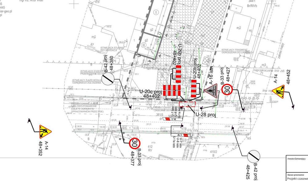 Projekt zjazdu, tymczasowa organizacja ruchu CAŁA POLSKA