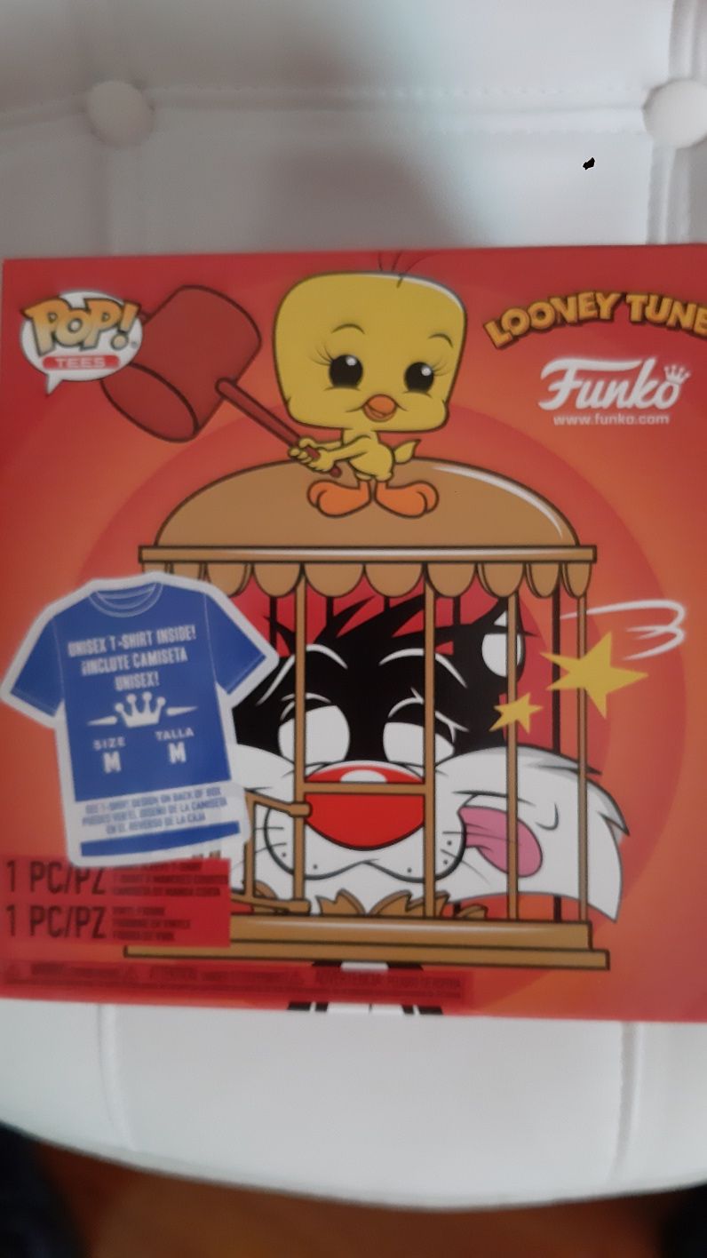 Funko Pop Sylvester Tweety 309 i Tshirt M nowe