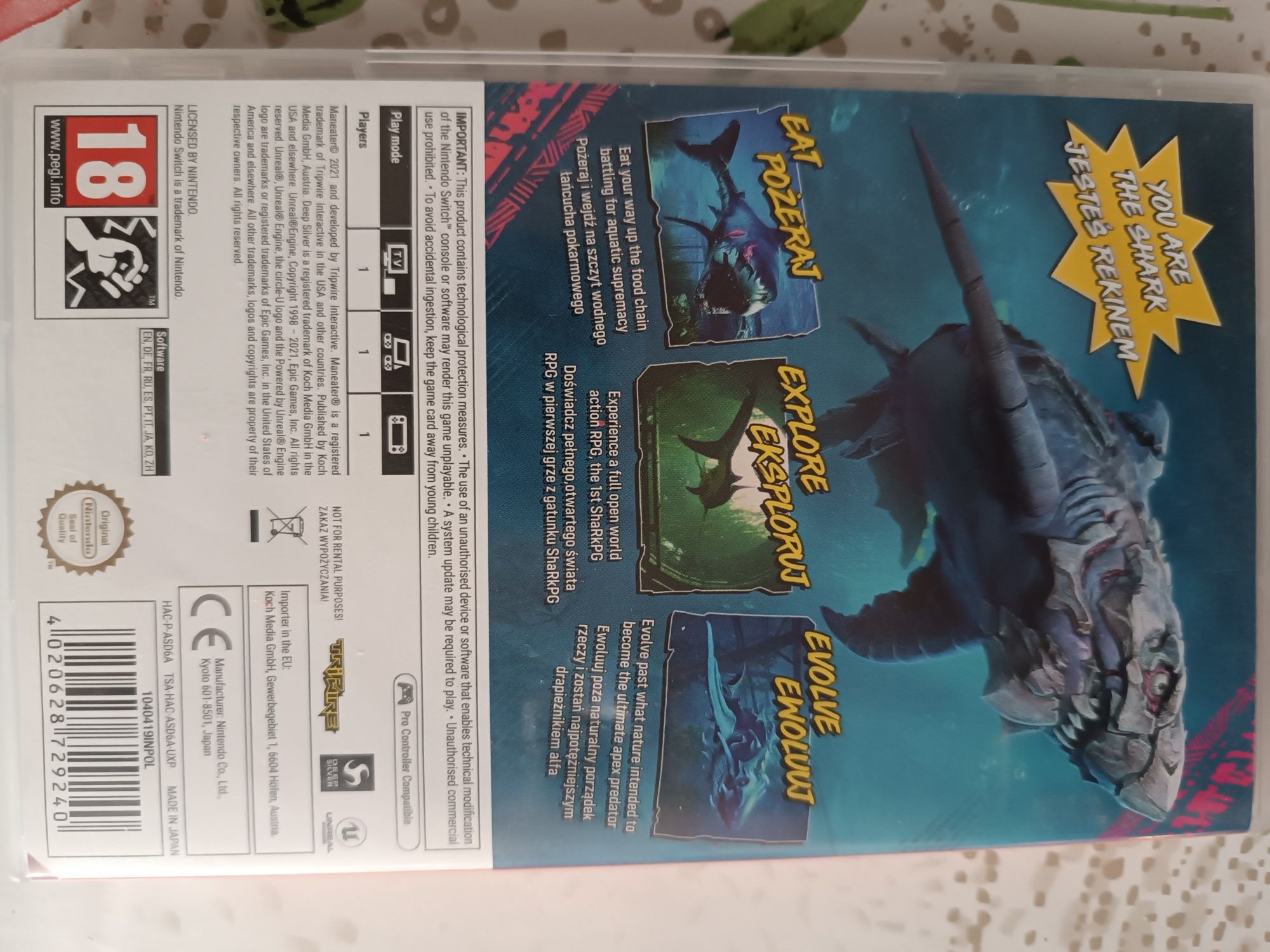 ManEater Nintendo Switch