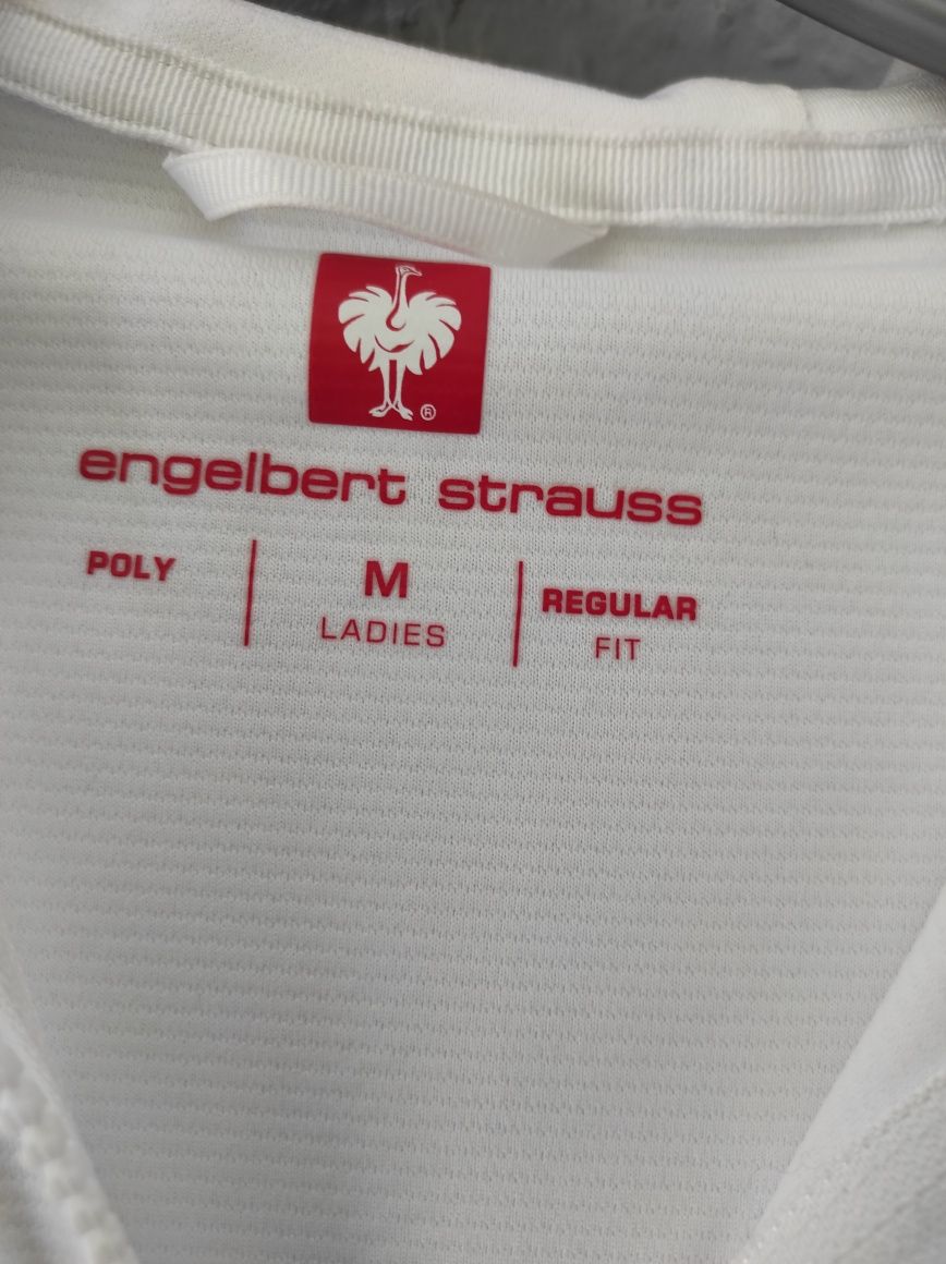 Biała bluza sportowa Engelbert Strauss