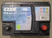 akumulator EXIDE EFB start&stop GWARANCJA 60Ah 12V 640A (EN) P+