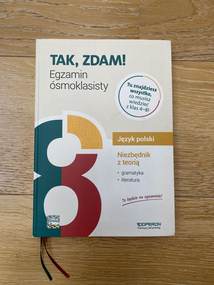 Tak, zdam! Egzamin ósmoklasisty j. polski Operon