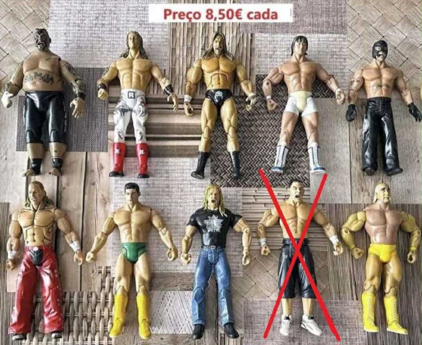 Bonecos wwe wrestling figuras ringues cintos titulo campeao brinquedos