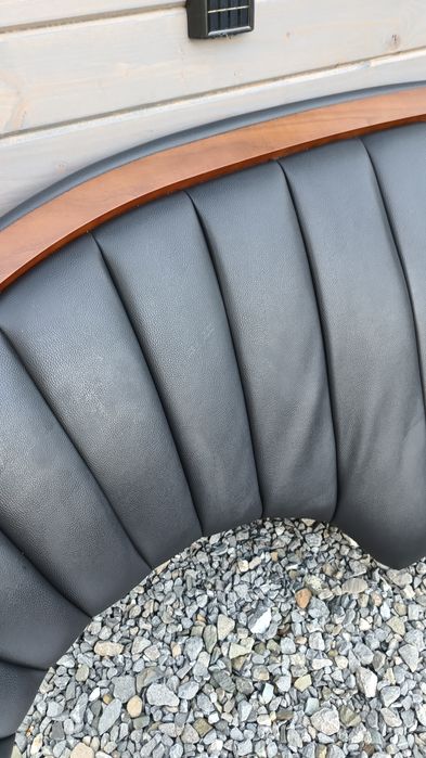 Wezgłowie tylny element łórzka 160 tapicerowane skóra