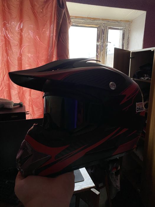 Кроссовый шлем Мотошлем