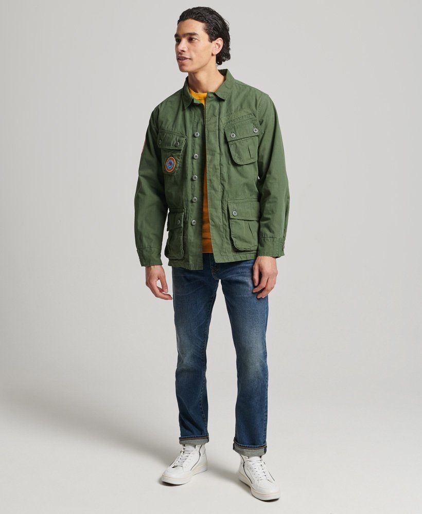 нова чоловіча мілітарі куртка хакі superdry L оригінал