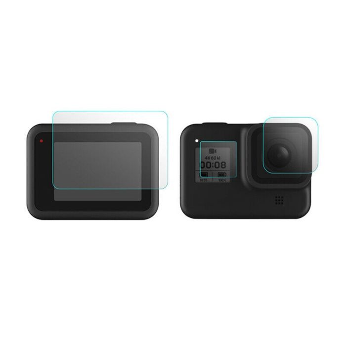 Vidro Temperado Gopro Hero 8 Black (x3) - Novo - Portes Grátis