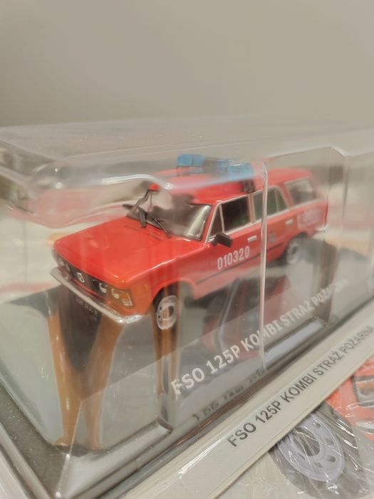 Legendy FSO DeA nr 64 FSO 125p Kombi Straż pożarna model 1:43