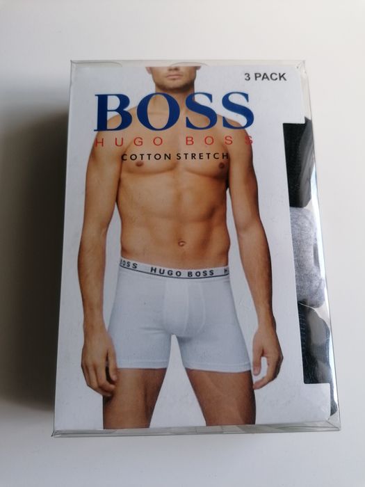 Bokserki męskie Hugo Boss 3 pack rozmiar L 35cm