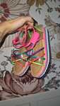 Steve Madden sandałki 20cm rozmiar 32 neonowe hitowe