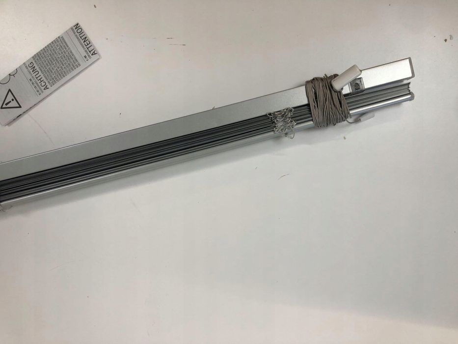 Aluminiowa żaluzja Gardinia srebrna 200x175 cm montaż ściana sufit