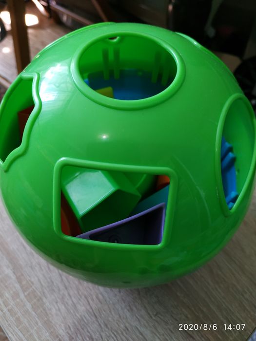 Мой первый мячик, сортер.