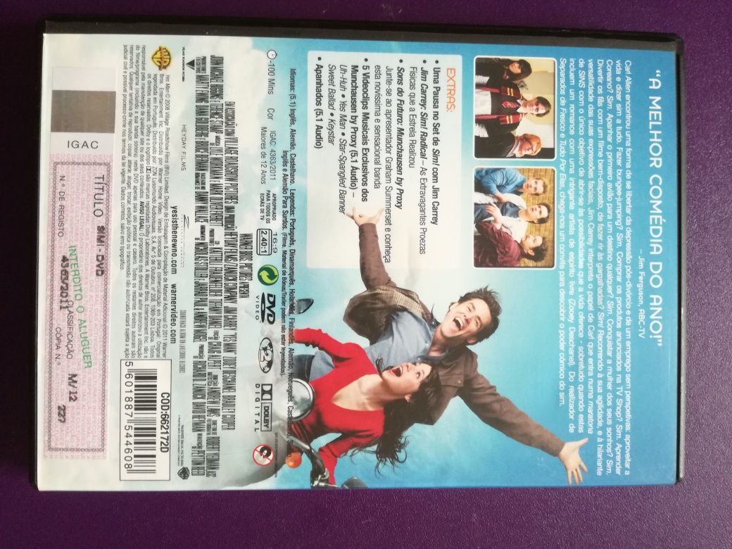 DVD Sim! com Jim Carrey