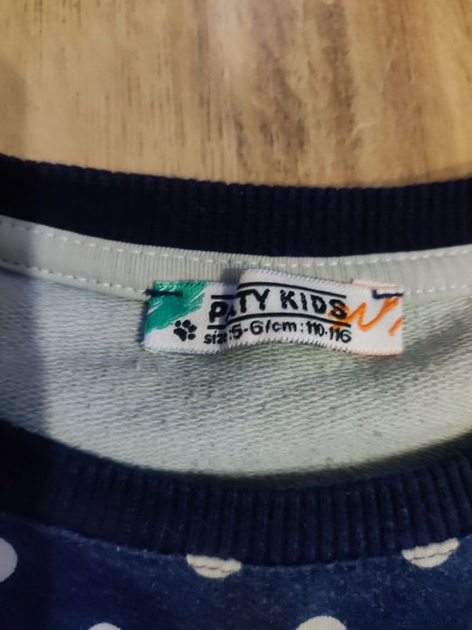 Bluza granatowa w kropki Myszka Mickey 104