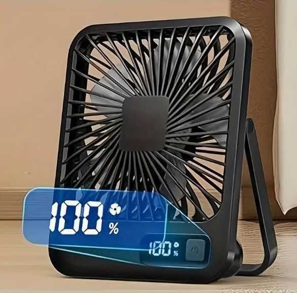Настільний USB-вентилятор акумулятором 4600 мАг, працює більше 10год