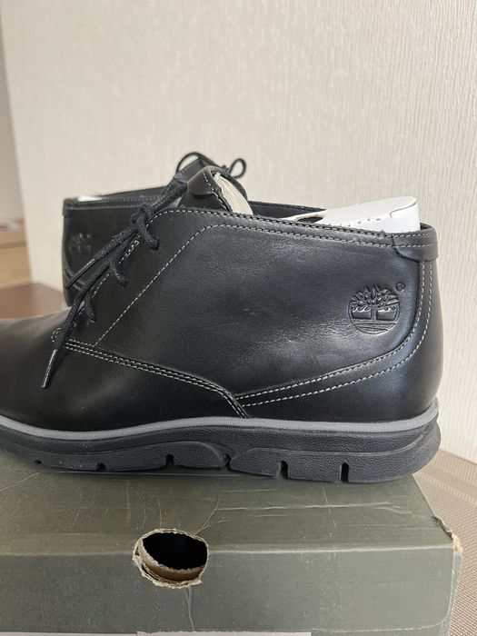 Мужские кожанные деми ботинки timberland 43