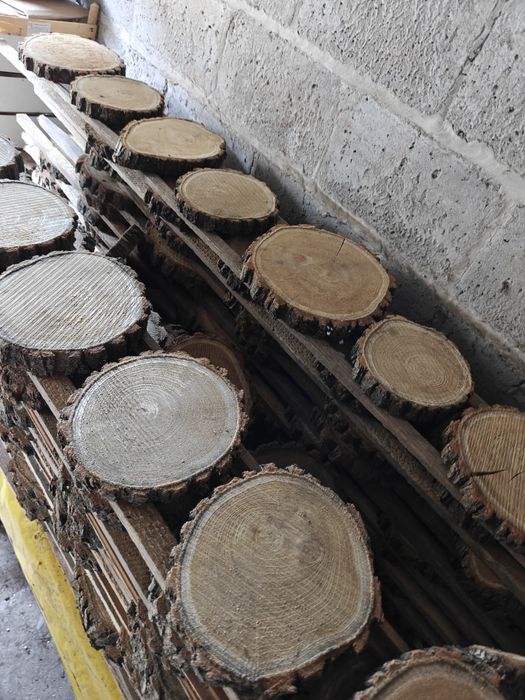 Plastry drewniane z akacji akacja krążki z drewna