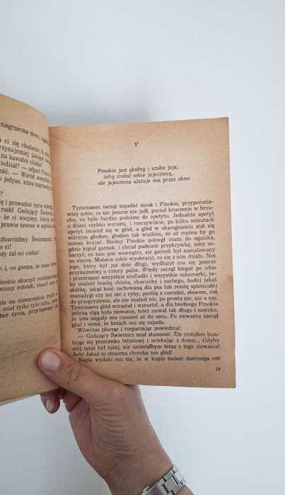 Pinokio C Collodi Nasza Księgarnia rok 1980 Warszawa unikat klasyk.

S