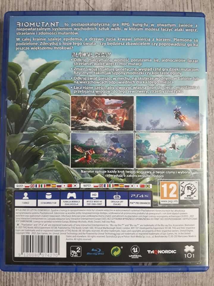 Gra Biomutant Polska Wersja PS4/PS5 Playstation