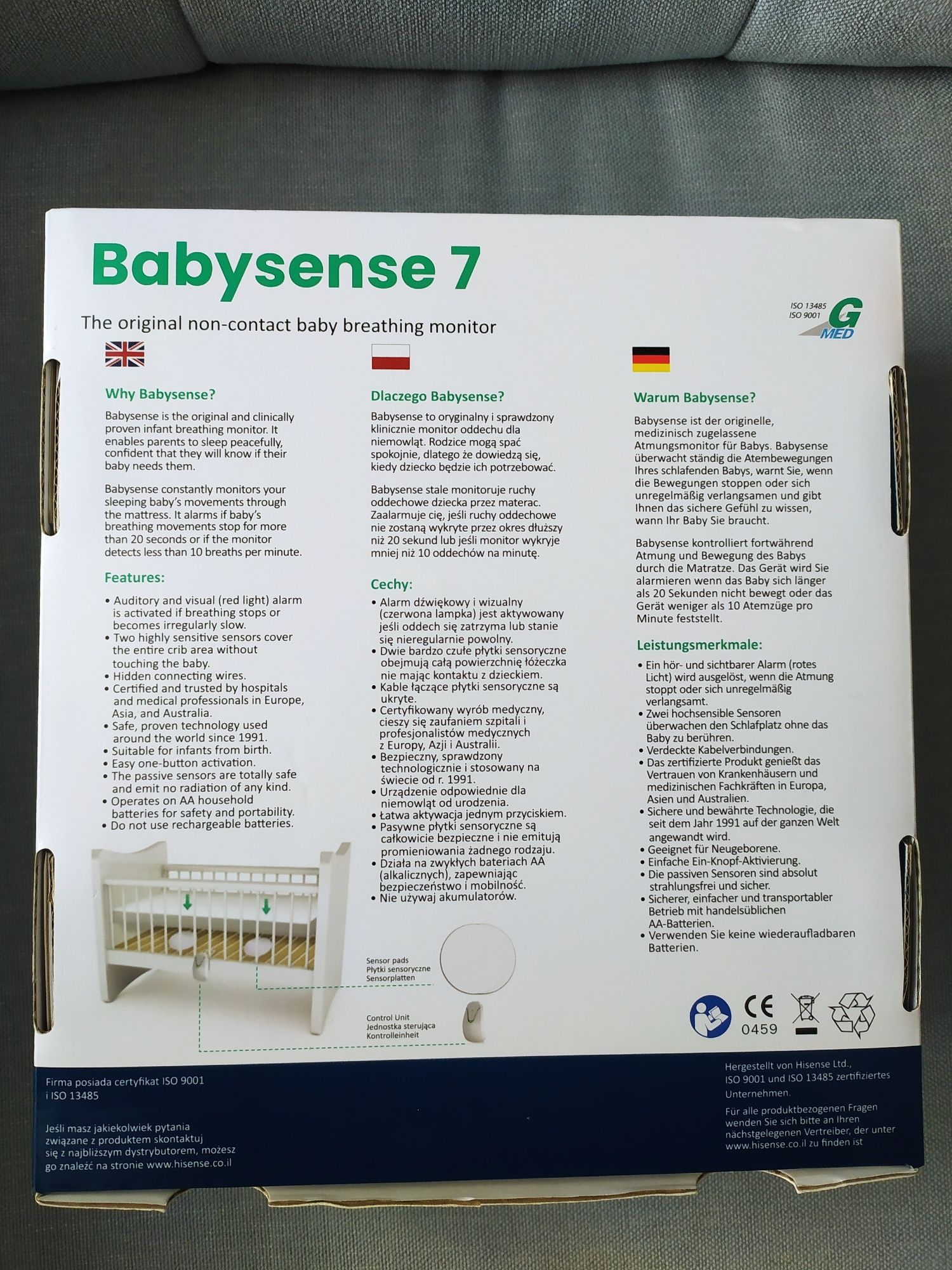 Monitor oddechu Babysense 7