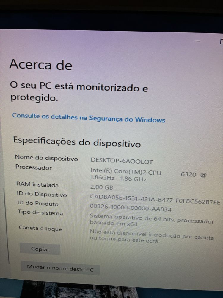 Computador + Monitor 19’ + Multifuncional HP