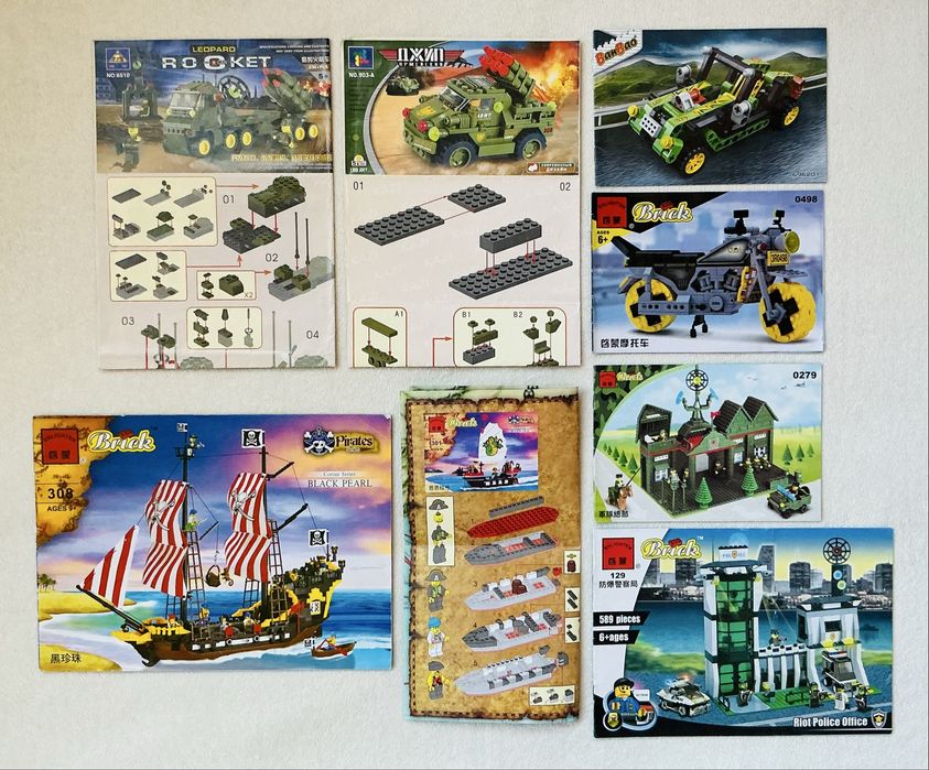 Конструктор, деталі аналог Lego на вагу та поштучно
