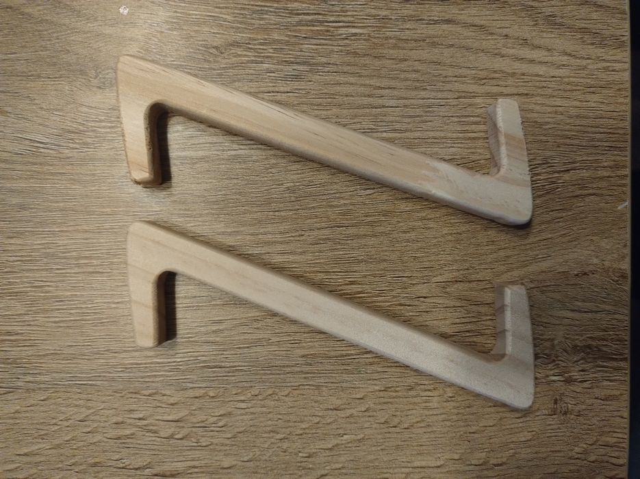 Drewniane wieszaki do łazienki 2 sztuki