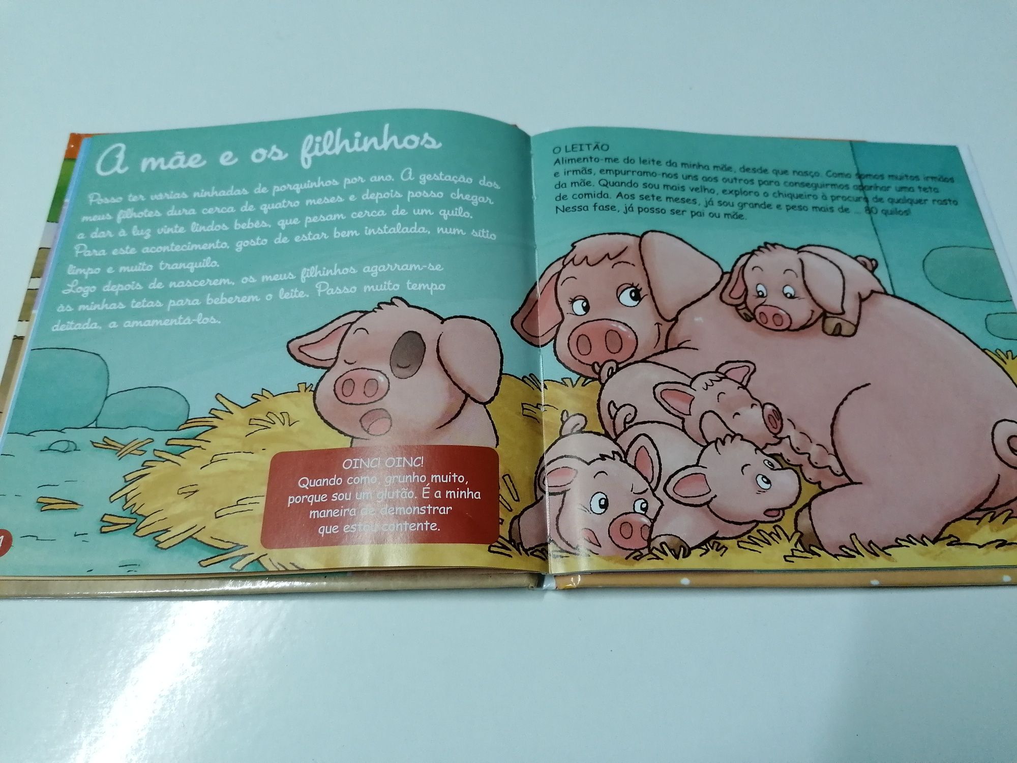 Livro O Porco, a porca e o leitão