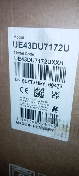 Телевізор самсунг samsung  50 DU7172