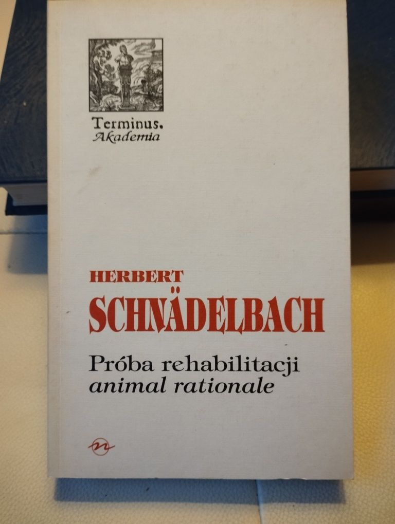 Schnädelbach próba rehabilitacji animal rationale