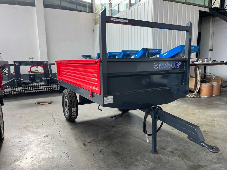 Reboque/Atrelado para mini trator hidráulico NOVO