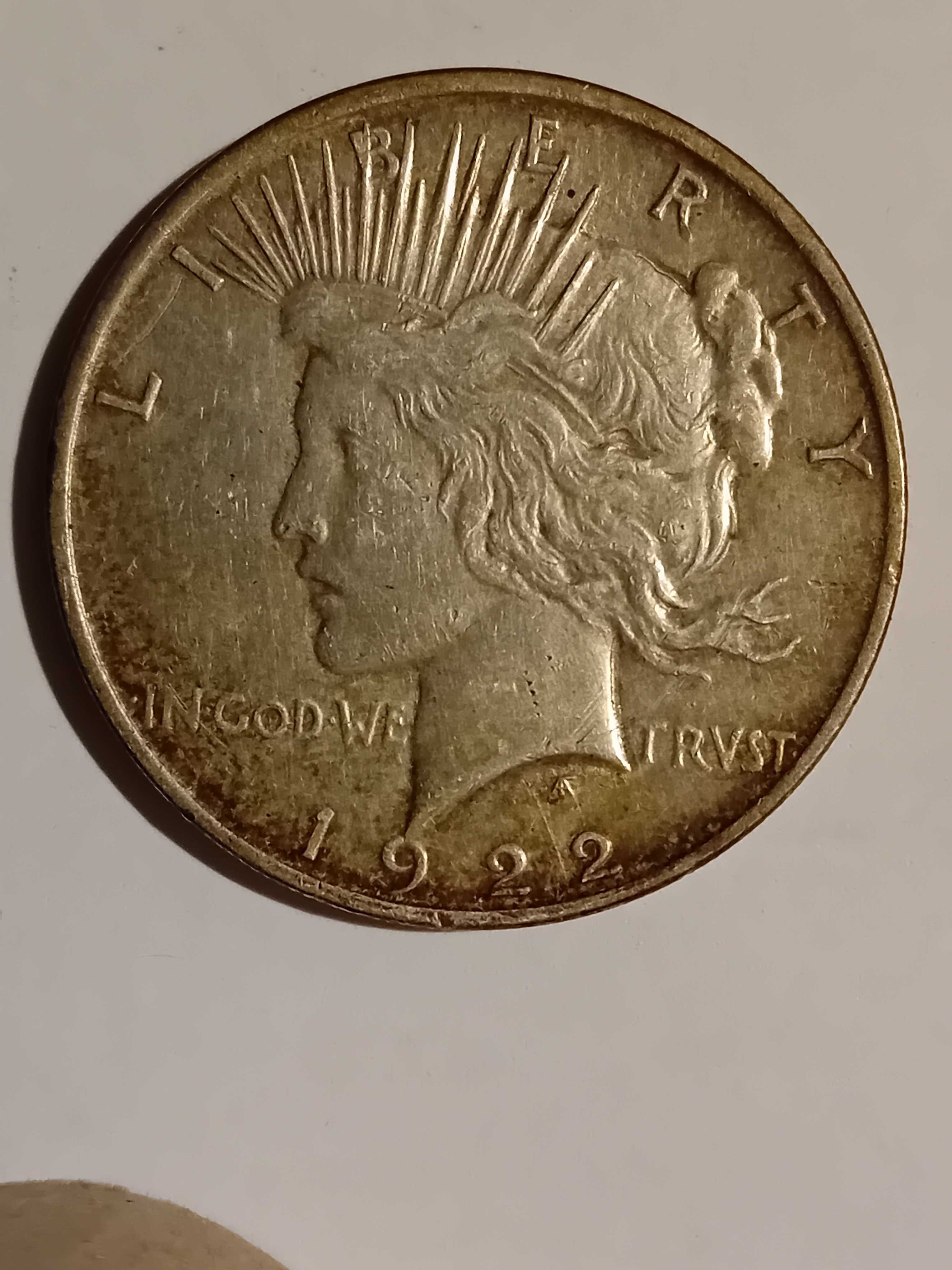 Moneta srebrna 1 USD - Srebrny orzeł, 1922 r.